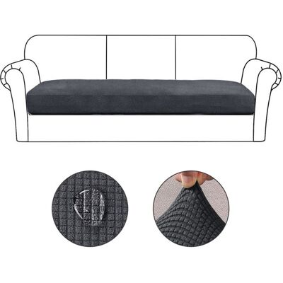 OEM 1 Housse De Coussin De Canapé, Extensible Imperméable Avec Élastique Bas, En Polyester Jacquard, Pour Canapé 3/2/1 Places - Publicité OEM 1 Housse De Coussin De Canapé, Extensible Imperméable Avec Élastique Bas, En Polyester Jacquard, Pour Canapé 3/2/1 Places - Publicité