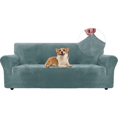 OEM 1 Housse De Canapé, Tissu Velours Extensible, Protection Animaux, Universel 3 Places, Salon - Publicité OEM 1 Housse De Canapé, Tissu Velours Extensible, Protection Animaux, Universel 3 Places, Salon - Publicité