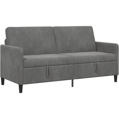 Sofa Avec Rangement Gris Foncé 172 X 78 X 87 Cm Polyester Vidaxl - Publicité Sofa Avec Rangement Gris Foncé 172 X 78 X 87 Cm Polyester Vidaxl - Publicité