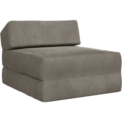 Canapé-lit Pliable Gris Clair 60 X 70 X 41 Cm Tissu Vidaxl - Publicité Canapé-lit Pliable Gris Clair 60 X 70 X 41 Cm Tissu Vidaxl - Publicité