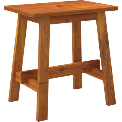 DESIGN IN Tabouret 45x29x45 Cm Rectangulaire Bois D'Acacia Solide - Publicité DESIGN IN Tabouret 45x29x45 Cm Rectangulaire Bois D'Acacia Solide - Publicité