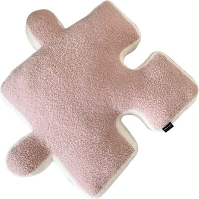 MCKENSA Coussin Décoratif En Peluche Ultra Douce, Forme Puzzle Spéciale Pour Canapé, Lit, Fenêtre, Décoration Intérieure Rose - Publicité MCKENSA Coussin Décoratif En Peluche Ultra Douce, Forme Puzzle Spéciale Pour Canapé, Lit, Fenêtre, Décoration Intérieure Rose - Publicité