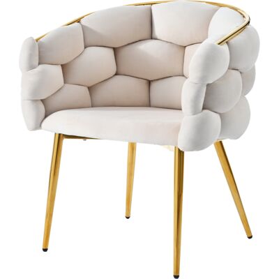 ACKERMAN Chaises De Luxe En Velours, 1 Chaise (chaises De Salon, Chaises De Salle À Manger, Chaises De Maquillage, Chaises De Style Moderne, 1 Ensemble), Pieds En Fer Plaqué Or, Chaises Beiges, Chaises À Bulle - Publicité ACKERMAN Chaises De Luxe En Velours, 1 Chaise (chaises De Salon, Chaises De Salle À Manger, Chaises De Maquillage, Chaises De Style Moderne, 1 Ensemble), Pieds En Fer Plaqué Or, Chaises Beiges, Chaises À Bulle - Publicité