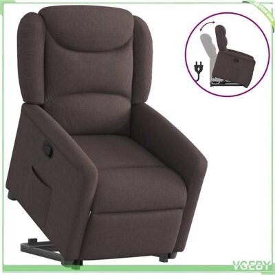 OEM Fauteuil Inclinable - 7291712427428 - Marron Foncé - Relève‑personne Électrique - Inclinaison 135° - Publicité OEM Fauteuil Inclinable - 7291712427428 - Marron Foncé - Relève‑personne Électrique - Inclinaison 135° - Publicité