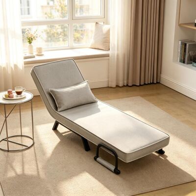 OEM Fauteuil-lit Escamotable Pour Salon Avec Dossier Réglable, Canapé-lit Moderne Et Élégant, Fauteuil Convertible Multifonction (sans Accoudoirs Ni Mécanisme Électrique) - Publicité OEM Fauteuil-lit Escamotable Pour Salon Avec Dossier Réglable, Canapé-lit Moderne Et Élégant, Fauteuil Convertible Multifonction (sans Accoudoirs Ni Mécanisme Électrique) - Publicité