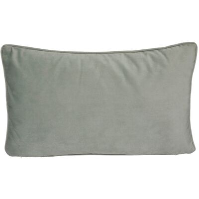 Coussin "lilou" Effet Velours 30 X 50 Cm Atmosphera - Céladon - Céladon - - Publicité Coussin "lilou" Effet Velours 30 X 50 Cm Atmosphera - Céladon - Céladon - - Publicité