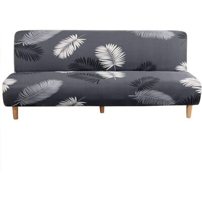 OEM 1 Housse De Canapé Sans Bras 3 Places Extensible Antidérapante Pour Salon 180-210 Cm Motif Feuilles-dou - Publicité OEM 1 Housse De Canapé Sans Bras 3 Places Extensible Antidérapante Pour Salon 180-210 Cm Motif Feuilles-dou - Publicité