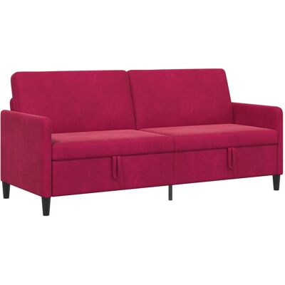Sofa Avec Rangement Bordeaux 192 X 78 X 87 Cm Polyester Vidaxl - Publicité Sofa Avec Rangement Bordeaux 192 X 78 X 87 Cm Polyester Vidaxl - Publicité