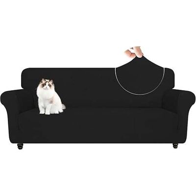 OEM Housse Universelle Noire Pour Canapé 4 Places Avec Accoudoirs, 233-293 Cm - Publicité OEM Housse Universelle Noire Pour Canapé 4 Places Avec Accoudoirs, 233-293 Cm - Publicité
