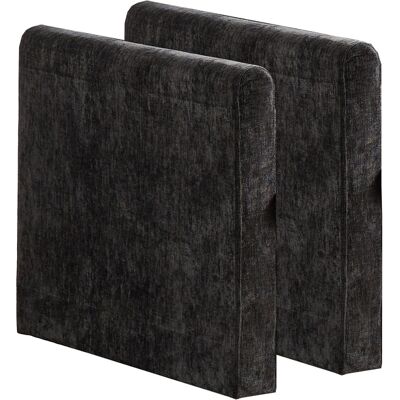 DEVOKO Accoudoirs Cloud Canapé Sectionnel Coussin Double Couche Assise Tissu Chenille Respirant Salon Chambre Appartement Noir - Publicité DEVOKO Accoudoirs Cloud Canapé Sectionnel Coussin Double Couche Assise Tissu Chenille Respirant Salon Chambre Appartement Noir - Publicité