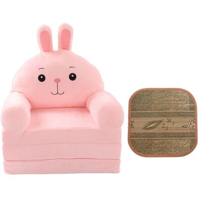 OEM Jeffergarden Dessin Animé Mignon Pliable Enfants Canapé Dossier Fauteuil 2 En 1 Pliable Enfants Canapé-lit Pour Salon Chambre Rose-dou - Publicité OEM Jeffergarden Dessin Animé Mignon Pliable Enfants Canapé Dossier Fauteuil 2 En 1 Pliable Enfants Canapé-lit Pour Salon Chambre Rose-dou - Publicité