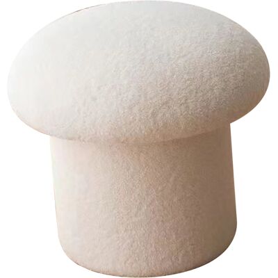 MCKENSA Banc De Canapé Simple Et Moderne, Repose-pieds Rond En Pin Blanc, Élastique Et Confortable, Idéal Pour La Décoration Intérieure. Publicité MCKENSA Banc De Canapé Simple Et Moderne, Repose-pieds Rond En Pin Blanc, Élastique Et Confortable, Idéal Pour La Décoration Intérieure. Publicité