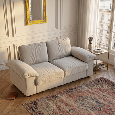 ACKERMAN Canapé Contemporain Avec Rangement Sous L'Assise – Design Gain De Place Et Confortable Pour Appartements Modernes - Publicité ACKERMAN Canapé Contemporain Avec Rangement Sous L'Assise – Design Gain De Place Et Confortable Pour Appartements Modernes - Publicité