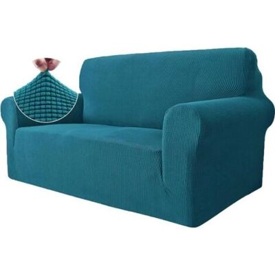 SCORPIO Housse De Canapé Stretch Imperméable - - 2 Places - Vert Bleu - Publicité SCORPIO Housse De Canapé Stretch Imperméable - - 2 Places - Vert Bleu - Publicité