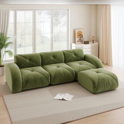 OEM Canapé Modulable Trois Places, Idéal Pour Le Salon, Avec Une Base Antidérapante, Ne Nécessite Aucun Montage Et Est Respectueux De L'Environnement. Publicité OEM Canapé Modulable Trois Places, Idéal Pour Le Salon, Avec Une Base Antidérapante, Ne Nécessite Aucun Montage Et Est Respectueux De L'Environnement. Publicité