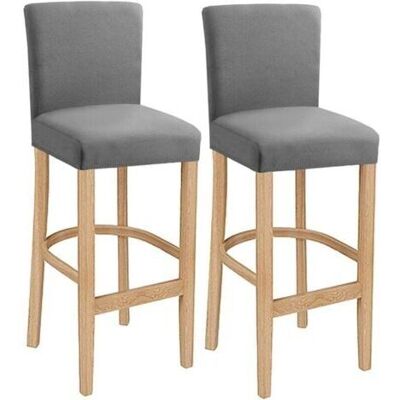 OEM Housses De Chaise De Bar, Housse De Chaise Lavable Extensible Et Amovible Pour Chaise De Salle À Manger Pivotante Courte Chaise Arrière Tabouret De Bar Chaise (gris Clair, 2 Pcs) - Publicité OEM Housses De Chaise De Bar, Housse De Chaise Lavable Extensible Et Amovible Pour Chaise De Salle À Manger Pivotante Courte Chaise Arrière Tabouret De Bar Chaise (gris Clair, 2 Pcs) - Publicité
