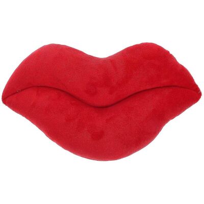 LISATR Coussin Décoratif De 30 Cm Pour Canapé, Lèvres Rouges Pulpeuses Et Sexy, Cadeau Pour Couple, Coussin Court En Peluche Garni De Coton Pp (rouge)-red - Publicité LISATR Coussin Décoratif De 30 Cm Pour Canapé, Lèvres Rouges Pulpeuses Et Sexy, Cadeau Pour Couple, Coussin Court En Peluche Garni De Coton Pp (rouge)-red - Publicité