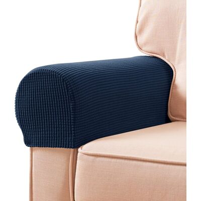 ALVIOR Housse De Repose-bras - Élastique En Spandex - Pour Canapé Fauteuil Ou Fauteuil Inclinable - Dimensions 18 À 21 Pouces - 2 Pièces - Publicité ALVIOR Housse De Repose-bras - Élastique En Spandex - Pour Canapé Fauteuil Ou Fauteuil Inclinable - Dimensions 18 À 21 Pouces - 2 Pièces - Publicité