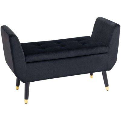 Generic Banc De Rangement Avec Accoudoirs, Banquette Capitonnée Aspect Velours, Coffre De Rangement Avec Pieds En Bois, Banc Coffre Pour Salon, Chambre - Publicité Generic Banc De Rangement Avec Accoudoirs, Banquette Capitonnée Aspect Velours, Coffre De Rangement Avec Pieds En Bois, Banc Coffre Pour Salon, Chambre - Publicité