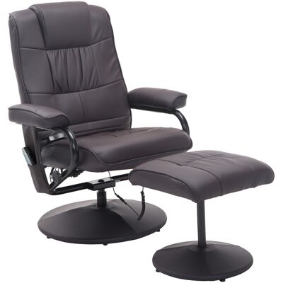 ACKERMAN Fauteuil De Massage Avec Repose-pieds, Fauteuil Relax Pivotant Avec Fonction Massage, Fauteuil Tv Électrique Avec Fonction Inclinaison, Télécommande, Simili Cuir, Brun - Publicité ACKERMAN Fauteuil De Massage Avec Repose-pieds, Fauteuil Relax Pivotant Avec Fonction Massage, Fauteuil Tv Électrique Avec Fonction Inclinaison, Télécommande, Simili Cuir, Brun - Publicité