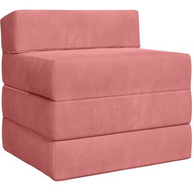 Canapé-lit Pliable Rose 200 X 70 X 15 Cm Velours Vidaxl - Publicité Canapé-lit Pliable Rose 200 X 70 X 15 Cm Velours Vidaxl - Publicité