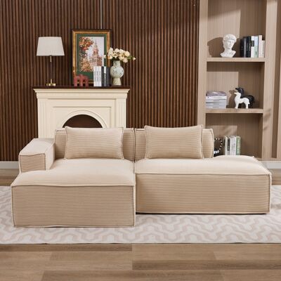 ARRIGONI Canapé Économique En Tissu De 235 Cm De Large Avec Deux Coussins + Poche À Ressorts - Canapé Moderne, Simple Et Confortable, Idéal Pour Les Petits Salons, Appartements Et Bureaux - Publicité ARRIGONI Canapé Économique En Tissu De 235 Cm De Large Avec Deux Coussins + Poche À Ressorts - Canapé Moderne, Simple Et Confortable, Idéal Pour Les Petits Salons, Appartements Et Bureaux - Publicité
