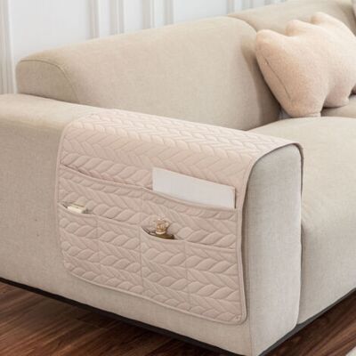OEM Royaluxe-housse D'Accoudoir De Canapé,housse De Fauteuil Antidérapante Matelassée,organiseur De Rangement Imperméable Avec 6 Poches (beige) - Publicité OEM Royaluxe-housse D'Accoudoir De Canapé,housse De Fauteuil Antidérapante Matelassée,organiseur De Rangement Imperméable Avec 6 Poches (beige) - Publicité