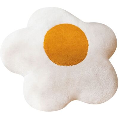 OEM Coussin D'Assise En Peluche À Motif Floral - Blanc-crezuo - Publicité OEM Coussin D'Assise En Peluche À Motif Floral - Blanc-crezuo - Publicité