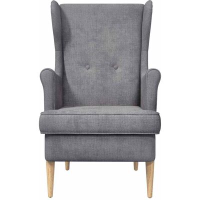 Vidaxl Armchair Light Grey Ares - Publicité Vidaxl Armchair Light Grey Ares - Publicité