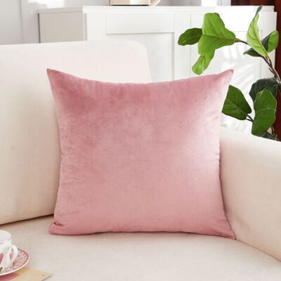 OEM Royaluxe-lot De 2 Decorative Housses De Coussin Velours 45x45cm Rose Carrée Avec Fermeture Éclair Douce Taie D'Oreiller Protège Oreiller Décoratif Canapé Voiture Moderne Maison Salon Lit Chambre - Publicité OEM Royaluxe-lot De 2 Decorative Housses De Coussin Velours 45x45cm Rose Carrée Avec Fermeture Éclair Douce Taie D'Oreiller Protège Oreiller Décoratif Canapé Voiture Moderne Maison Salon Lit Chambre - Publicité