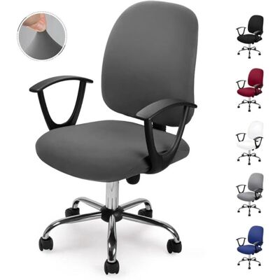 OEM Housse De Chaise De Bureau (gris, 2pcs), Housse De Chaise Amovible, Style Minimaliste Moderne Universel, Housse De Chaise De Bureau Pivotante, Fauteuil De Chaise Pivotante - Pas De Chaise - Publicité OEM Housse De Chaise De Bureau (gris, 2pcs), Housse De Chaise Amovible, Style Minimaliste Moderne Universel, Housse De Chaise De Bureau Pivotante, Fauteuil De Chaise Pivotante - Pas De Chaise - Publicité