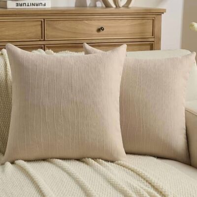 OEM Housses De Coussin En Chenille Beige, 45 X 45 Cm, Lot De 2, Housses De Coussin Douces Et Texturées, Décoration Intérieure Moderne, Adaptées Aux Canapés Et Aux Salons. Publicité OEM Housses De Coussin En Chenille Beige, 45 X 45 Cm, Lot De 2, Housses De Coussin Douces Et Texturées, Décoration Intérieure Moderne, Adaptées Aux Canapés Et Aux Salons. Publicité