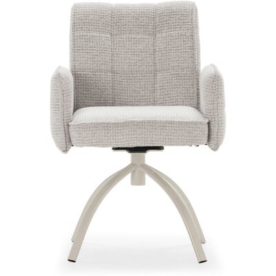 CASANOVA PARIS Diego - Lot De 2 Fauteuils Pieds En Métal Beige - Publicité CASANOVA PARIS Diego - Lot De 2 Fauteuils Pieds En Métal Beige - Publicité