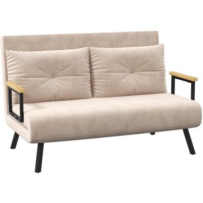 OEM Canapé-lit, Fauteuil Inclinable Avec Fonction Lit, Canapé Pliant, Coussin De Dossier, Canapé Rembourré Avec Dossier Réglable, Beige, 102 X 73 X 81 Cm - Publicité OEM Canapé-lit, Fauteuil Inclinable Avec Fonction Lit, Canapé Pliant, Coussin De Dossier, Canapé Rembourré Avec Dossier Réglable, Beige, 102 X 73 X 81 Cm - Publicité