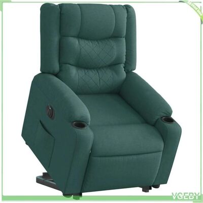 OEM Fauteuil Inclinable Électrique Vert Foncé En Tissu - Releveur, Moteur Intégré, 1 Place - Publicité OEM Fauteuil Inclinable Électrique Vert Foncé En Tissu - Releveur, Moteur Intégré, 1 Place - Publicité