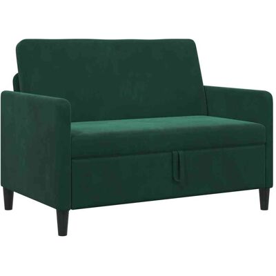 Sofa Avec Rangement Vert Foncé 122 X 78 X 87 Cm Polyester Vidaxl - Publicité Sofa Avec Rangement Vert Foncé 122 X 78 X 87 Cm Polyester Vidaxl - Publicité