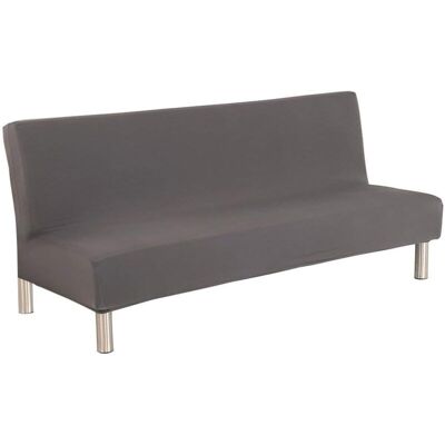 OEM 1 Housse De Canapé Clic Clac Extensible Sans Accoudoirs 180-210cm Polyester Gris Salon-dou - Publicité OEM 1 Housse De Canapé Clic Clac Extensible Sans Accoudoirs 180-210cm Polyester Gris Salon-dou - Publicité
