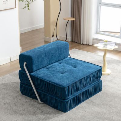 OEM Ce Canapé-lit Bleu Se Transforme En Canapé-lit, En Fauteuil Multifonctionnel, En Canapé De Sol Et En Matelas. Il Convient Aux Salons, Chambres D'Amis, Bureaux, - Publicité OEM Ce Canapé-lit Bleu Se Transforme En Canapé-lit, En Fauteuil Multifonctionnel, En Canapé De Sol Et En Matelas. Il Convient Aux Salons, Chambres D'Amis, Bureaux, - Publicité