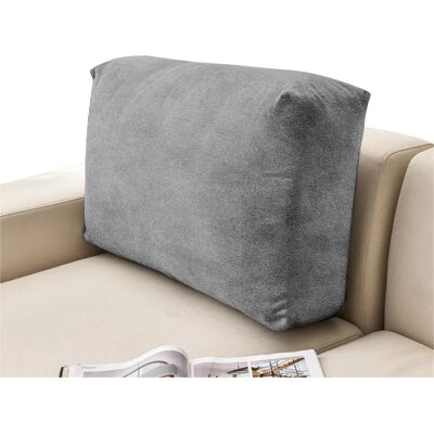 OEM Housse De Coussin De Dossier Pour Canapé D'Angle, Velours, Gris Foncé - Publicité OEM Housse De Coussin De Dossier Pour Canapé D'Angle, Velours, Gris Foncé - Publicité