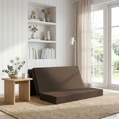 Vidaxl Canapé-lit Pliable 180 X 67 X 45 Cm Taupe - Publicité Vidaxl Canapé-lit Pliable 180 X 67 X 45 Cm Taupe - Publicité