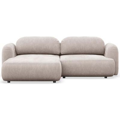 Selsey Tvoya – Canapé D'Angle Convertible, Angle À Gauche, Chenille Beige Clair - Publicité Selsey Tvoya – Canapé D'Angle Convertible, Angle À Gauche, Chenille Beige Clair - Publicité
