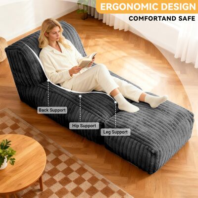 MIDUODUO Modulaire Chaise Lounge Au Sol - Canapé-lit Convertible Pour Une Détente En Plusieurs Scènes - Publicité MIDUODUO Modulaire Chaise Lounge Au Sol - Canapé-lit Convertible Pour Une Détente En Plusieurs Scènes - Publicité