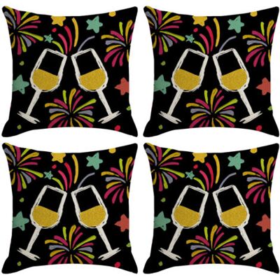 OEM Bonne Année Housses De Coussin Décoratives Pour Le Nouvel An Et Les Fêtes D'Hiver, Parfaites Pour Décorer Votre Canapé Ou Votre Fauteuil - Publicité OEM Bonne Année Housses De Coussin Décoratives Pour Le Nouvel An Et Les Fêtes D'Hiver, Parfaites Pour Décorer Votre Canapé Ou Votre Fauteuil - Publicité