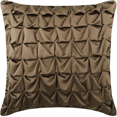 OEM Housse De Coussin Décorative Marron, 45 X 45 Cm, Texture Satinée Nouée, Motif Uni, Style Moderne - Dreaming Satin - Publicité OEM Housse De Coussin Décorative Marron, 45 X 45 Cm, Texture Satinée Nouée, Motif Uni, Style Moderne - Dreaming Satin - Publicité