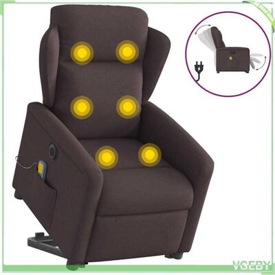 OEM Fauteuil Inclinable De Massage Électrique - 7291712427336 - Marron Foncé - Massage 6 Points - Relevage Électrique - Publicité OEM Fauteuil Inclinable De Massage Électrique - 7291712427336 - Marron Foncé - Massage 6 Points - Relevage Électrique - Publicité