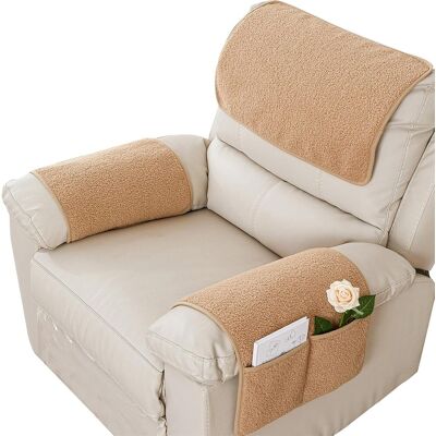 OEM Couverture D'Appuie-bras, Protecteur De Fauteuil, Glissement Protecteur De Meubles, Poche De Stockage Latérale, Couverture D'Appuie-bras Pour Fauteuil, Chaise, Canapé, 1 Siège 3pcs, Cameau - Publicité OEM Couverture D'Appuie-bras, Protecteur De Fauteuil, Glissement Protecteur De Meubles, Poche De Stockage Latérale, Couverture D'Appuie-bras Pour Fauteuil, Chaise, Canapé, 1 Siège 3pcs, Cameau - Publicité