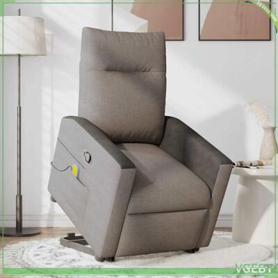 OEM Fauteuil Inclinable De Massage - 3324064 - Levage Électrique - Massage 6 Points - Tissu Taupe - Publicité OEM Fauteuil Inclinable De Massage - 3324064 - Levage Électrique - Massage 6 Points - Tissu Taupe - Publicité