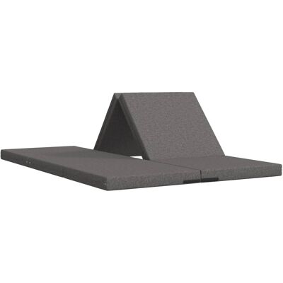 Canapé-lit Pliable 140 X 67 X 45 Cm Gris Clair Vidaxl - Publicité Canapé-lit Pliable 140 X 67 X 45 Cm Gris Clair Vidaxl - Publicité