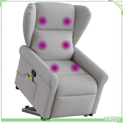OEM Fauteuil De Massage Inclinable - 3303393 - Gris Nuage - Tissu Polyester - Levage Électrique - Publicité OEM Fauteuil De Massage Inclinable - 3303393 - Gris Nuage - Tissu Polyester - Levage Électrique - Publicité