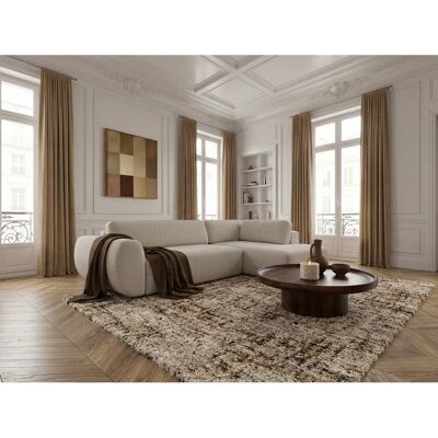Bobochic - Canapé Angle L Convertible Coffre Denise Tissu Texturé Angle Droit Blanc - Publicité Bobochic - Canapé Angle L Convertible Coffre Denise Tissu Texturé Angle Droit Blanc - Publicité